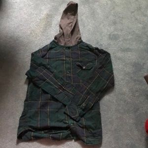 Fire fly long sleeve button down